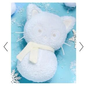 NWT Sanrio chococat holiday snowman plush